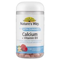 Nature’s Way Adult Vita Gummies Calcium + D 130 Gummies Exclusive Size