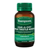 Thompson’s One-A-Day Milk Thistle 42000mg 60 Capsules