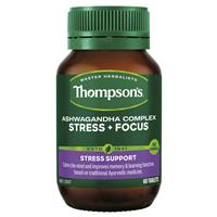 Thompson’s Ashwagandha Complex Stress + Focus 60 Tablets