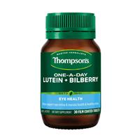 Thompson’s One-A-Day Lutein + Bilberry 30 Tablets