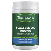 Thompson’s Flaxseed Oil 1000mg 400 Vegi-Caps