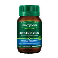 Thompson’s Organic Zinc 80 Tablets