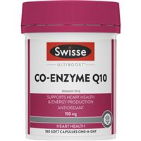 Swisse Ultiboost Co Enzyme Q10 150mg 180 Capsules