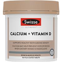 Swisse Ultiboost Calcium + Vitamin D 150 Tablets