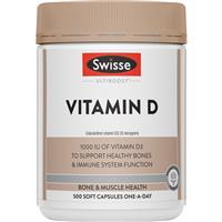 Swisse Vitamin D 500 Capsules Exclusive Size