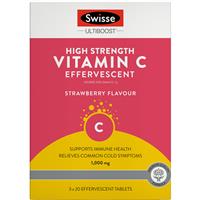 Swisse Vitamin C 60 Effervescent Tablets