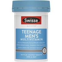 Swisse Teenage Ultivite Men’s Multivitamin 60 Tablets