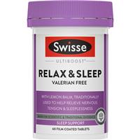 Swisse Ultiboost Relax & Sleep 60 Tablets