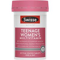 Swisse Teenage Ultivite Women’s Multivitamin 60 Tablets