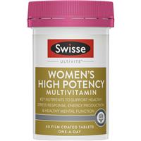 Swisse Women’s Ultivite High Potency Multivitamin 40 Tablets