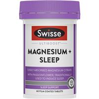 Swisse Ultiboost Magnesium + Sleep 60 Tablets