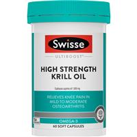 Swisse High Strength Krill Oil 60 Capsules Exclusive Size