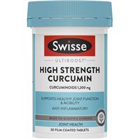 Swisse High Strength Curcumin 30 Tablets