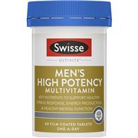 Swisse Men’s Ultivite Power Multivitamin 40 Tablets