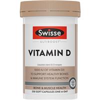 Swisse Vitamin D 250 Capsules