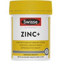 Swisse Zinc+ 180 Tablets Exclusive Size