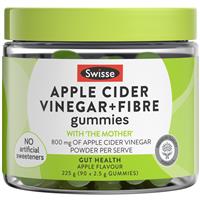 Swisse Apple Cider Vinegar + Fibre Gummies 90 Pack