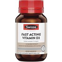 Swisse Fast Acting Vitamin D3 200 Tablets