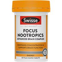 Swisse Ultiboost Focus Nootropics 60 Tabs