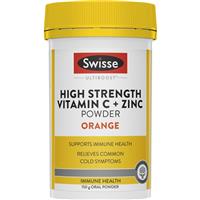 Swisse Vitamin C + Zinc Powder Orange 150g