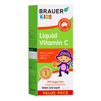 Brauer Kids Liquid Vitamin C 200ml Exclusive Size