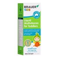 Brauer Kids Liquid Multivitamin for Toddlers 100ml