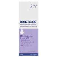 Benzac AC Gel 2.5% 60g