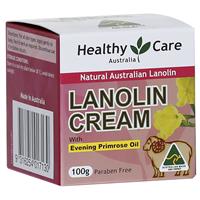 Healthy Care Lanolin Cream With Evening Primrose Oil 100g