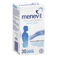 Menevit Pre-Conception Sperm Health Capsules 30 Pack