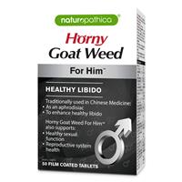 Naturopathica Horny Goat Weed for Him 50 Tablets