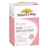 Nature’s Way Beauty Hair Scalp Skin & Nails 60 Tablets