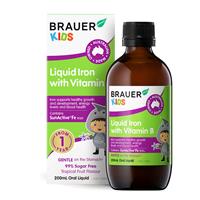 Brauer Kids Liquid Iron with Vitamin B 200ml