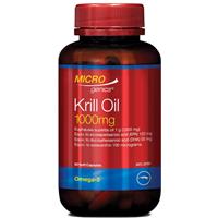 Microgenics Krill Oil 1000mg 60 Capsules