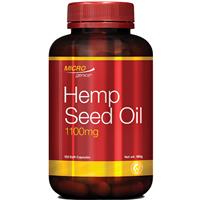 Microgenics Hemp Seed Oil 1100mg 120 Capsules