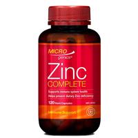 Microgenics Zinc Complete 120 Capsules