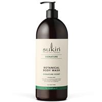 Sukin Signature Botanical Body Wash Pump 1 Litre