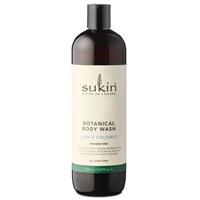 Sukin Botanical Body Wash Lime & Coconut 500ml