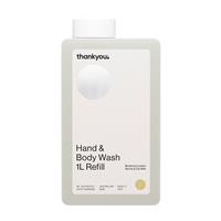 Thankyou Hand & Body Wash Botanical Lemon Myrtle & Oat Milk Refill 1L