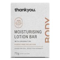 Thankyou Moisturising Lotion Bar with Coconut Oil 70g