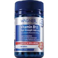 Wagner Vitamin B12 High Strength 1000mcg 120 Tablets